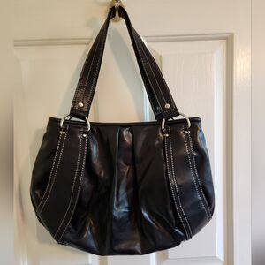 Nine & Co. Black Satchel Purse/Bag